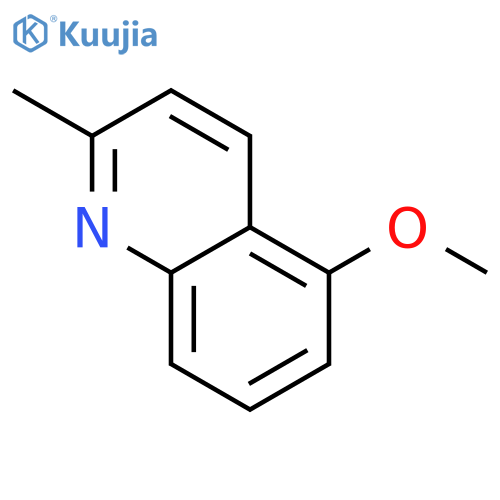 5-Methoxy-2-methylquinoline structure