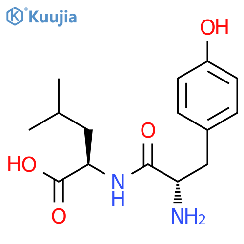 D-LEUCINE, N-L-TYROSYL- structure
