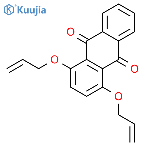1,4-bis(prop-2-en-1-yloxy)anthracene-9,10-dione structure