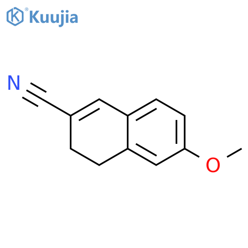 2-Naphthalenecarbonitrile, 3,4-dihydro-6-methoxy- structure