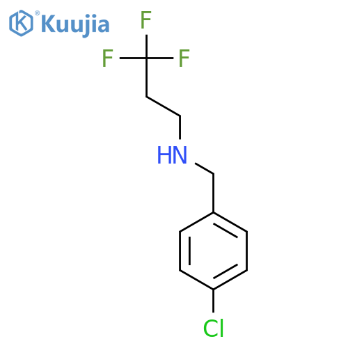 BENZENEMETHANAMINE, 4-CHLORO-N-(3,3,3-TRIFLUOROPROPYL)- structure
