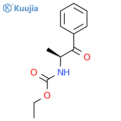 Carbamic acid, [(1S)-1-methyl-2-oxo-2-phenylethyl]-, ethyl ester structure