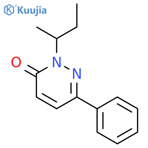 3(2H)-Pyridazinone, 2-(1-methylpropyl)-6-phenyl- structure
