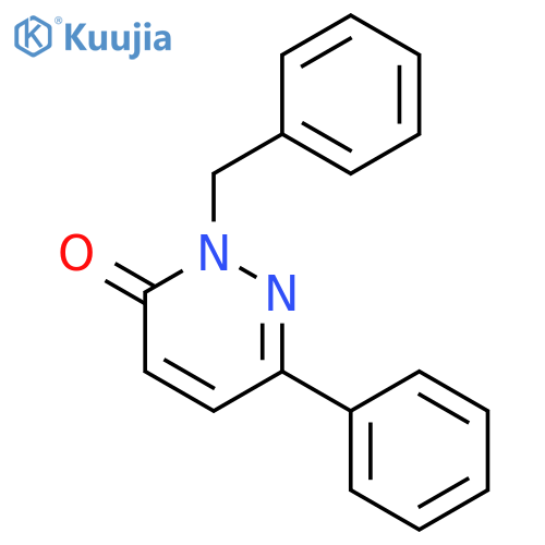 2-benzyl-6-phenyl-2,3-dihydropyridazin-3-one structure