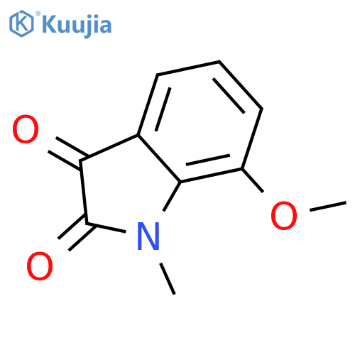 7-methoxy-1-methyl-1H-Indole-2,3-dione structure