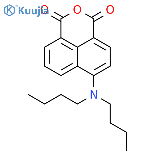 1H,3H-NAPHTHO[1,8-CD]PYRAN-1,3-DIONE, 6-(DIBUTYLAMINO)- structure