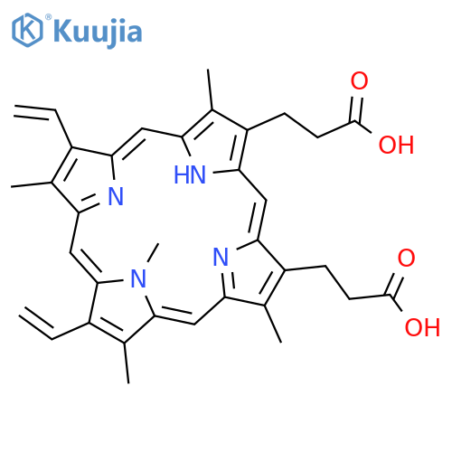 N-Methylprotoporphyrin IX structure