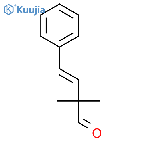 2,2-dimethyl-4-phenylbut-3-enal structure