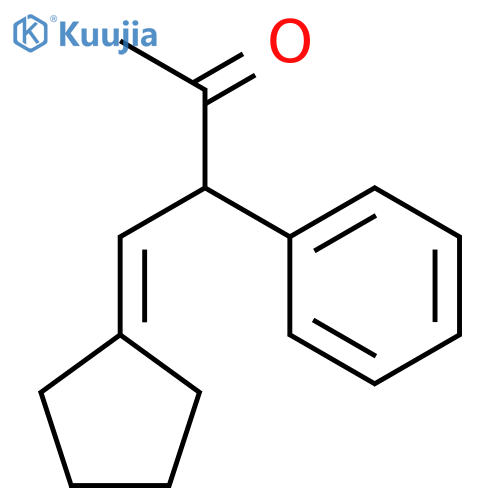 2-Butanone, 4-cyclopentylidene-3-phenyl- structure