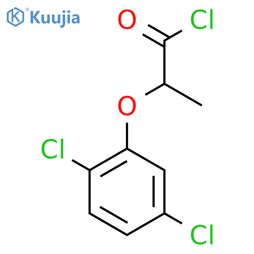 2-(2,5-Dichlorophenoxy)propanoyl chloride structure