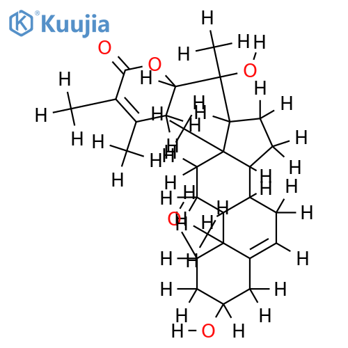 (20R,22R)-1alpha,3beta,20-trihydroxy-witha-5,24-dienolide structure