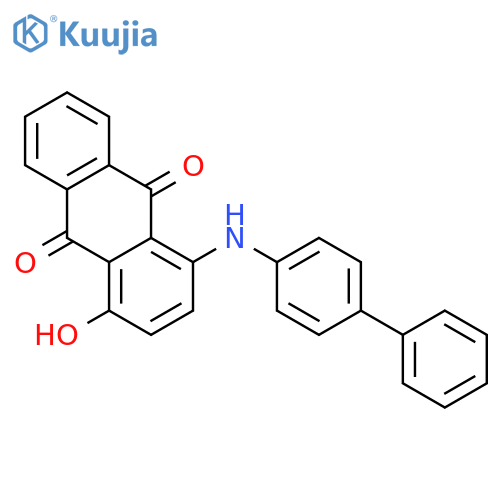 9,10-Anthracenedione, 1-([1,1'-biphenyl]-4-ylamino)-4-hydroxy- structure