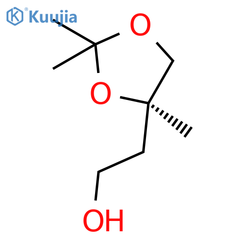 1,3-DIOXOLANE-4-ETHANOL, 2,2,4-TRIMETHYL-, (R)- structure
