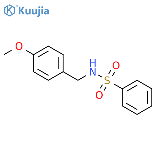 Benzenesulfonamide, N-[(4-methoxyphenyl)methyl]- structure