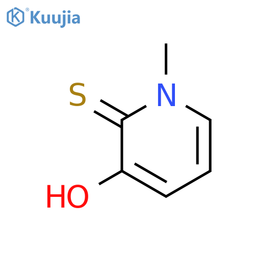 2(1H)-Pyridinethione,3-hydroxy-1-methyl- structure