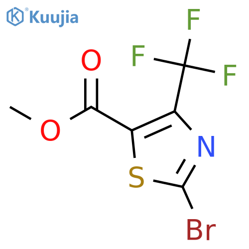 Methyl 2-bromo-4-(trifluoromethyl)thiazole-5-carboxylate structure