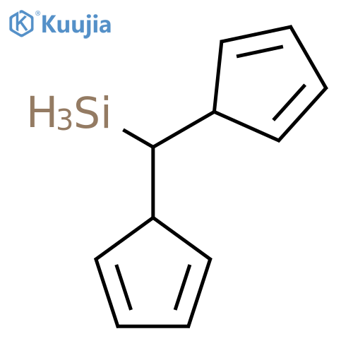 SILANE, DI-2,4-CYCLOPENTADIEN-1-YLMETHYL- structure