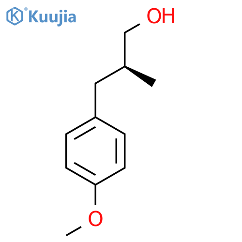(2S)-3-(4-methoxyphenyl)-2-methylpropan-1-ol structure