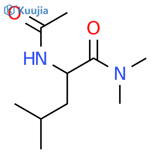 Pentanamide,2-(acetylamino)-N,N,4-trimethyl- structure