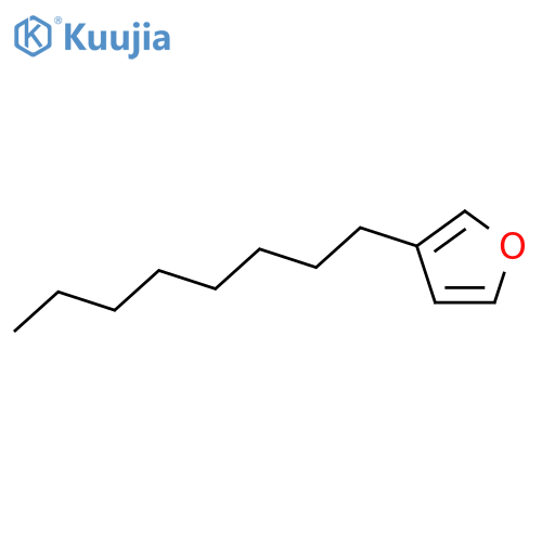 Furan, 3-octyl- structure