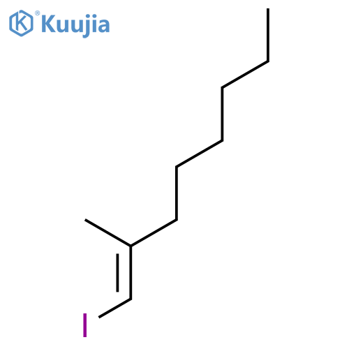 1-Octene, 1-iodo-2-methyl-, (E)- structure