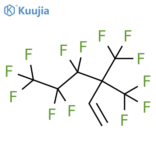 4,4,5,5,6,6,6-Heptafluoro-3,3-bis(trifluoromethyl)-1-hexene structure