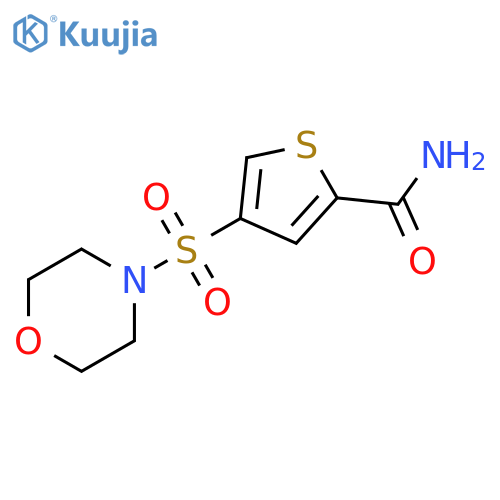 2-Thiophenecarboxamide, 4-(4-morpholinylsulfonyl)- structure