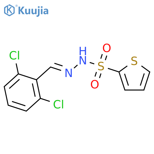 2-THIOPHENESULFONIC ACID, [(2,6-DICHLOROPHENYL)METHYLENE]HYDRAZIDE structure