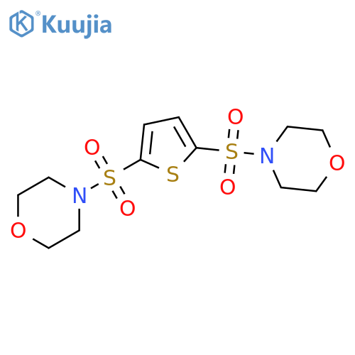 Morpholine, 4,4'-[2,5-thiophenediylbis(sulfonyl)]bis- structure