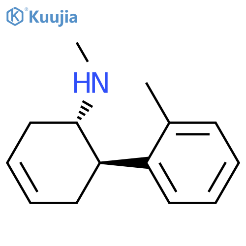 3-Cyclohexen-1-amine,N-methyl-6-(2-methylphenyl)-, (1R,6S)-rel- structure