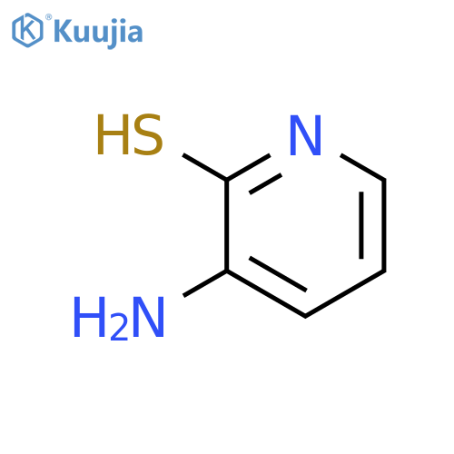 2-Pyridinethiol,3-amino- structure