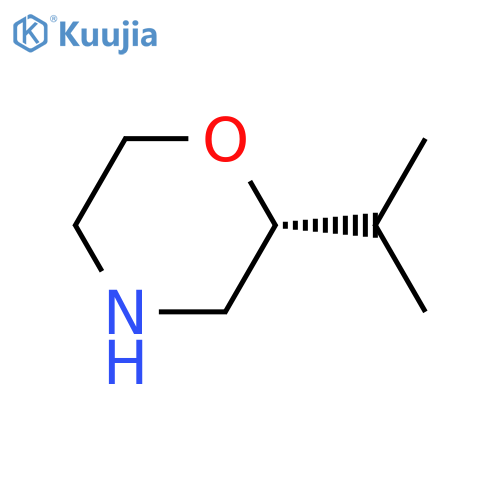 (2R)-2-(propan-2-yl)morpholine structure