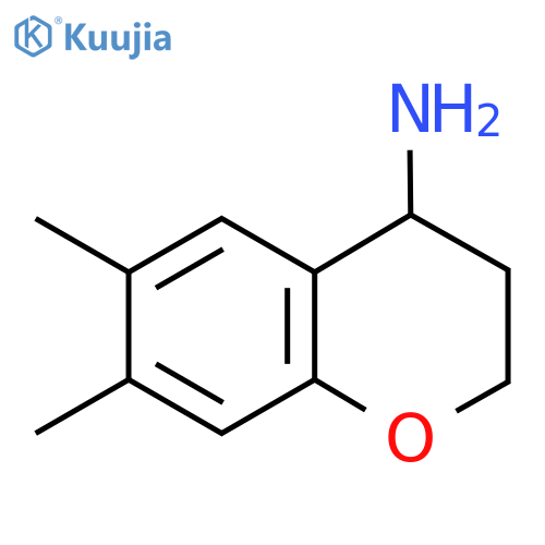 6,7-Dimethylchroman-4-amine structure