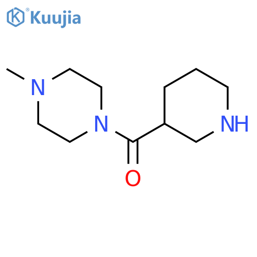 1-methyl-4-(piperidine-3-carbonyl)piperazine structure