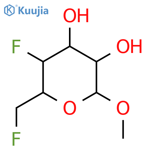 a-D-Galactopyranoside, methyl4,6-dideoxy-4,6-difluoro- structure