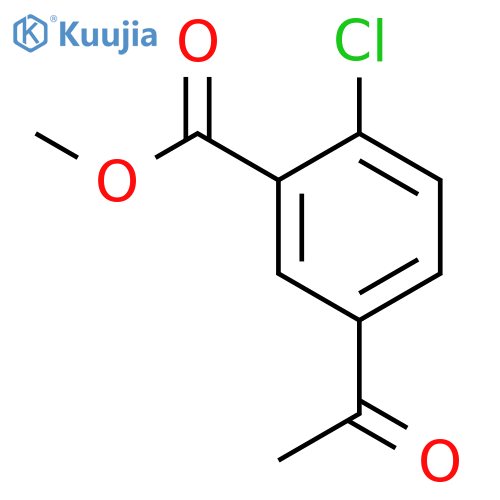 Methyl 5-acetyl-2-chlorobenzoate structure
