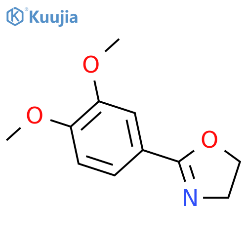 Oxazole, 2-(3,4-dimethoxyphenyl)-4,5-dihydro- structure