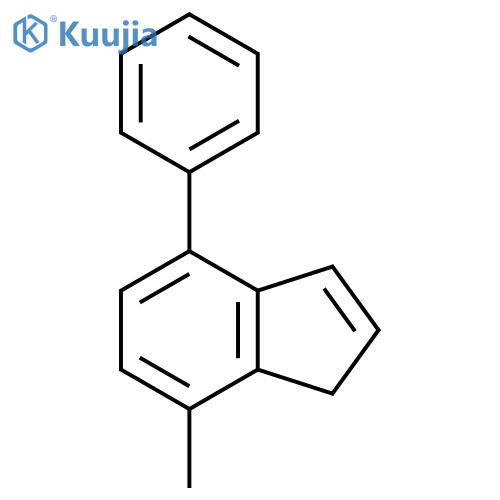 7-Methyl-4-phenyl-1H-indene structure