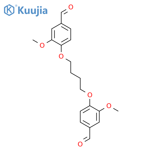 Benzaldehyde, 4,4'-[1,4-butanediylbis(oxy)]bis[3-methoxy- structure