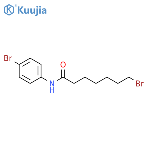 HEPTANAMIDE, 7-BROMO-N-(4-BROMOPHENYL)- structure