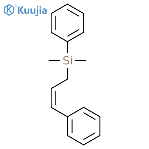 SILANE, DIMETHYLPHENYL[(2Z)-3-PHENYL-2-PROPENYL]- structure