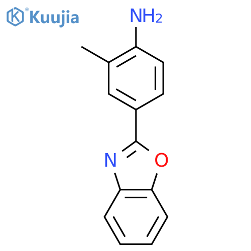 4-(1,3-benzoxazol-2-yl)-2-methylaniline structure