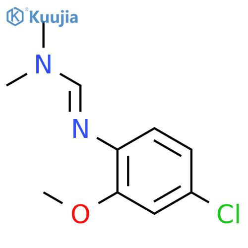 Methanimidamide, N'-(4-chloro-2-methoxyphenyl)-N,N-dimethyl- structure