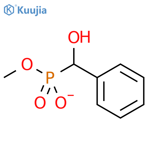 Phosphonic acid, (hydroxyphenylmethyl)-, monomethyl ester structure