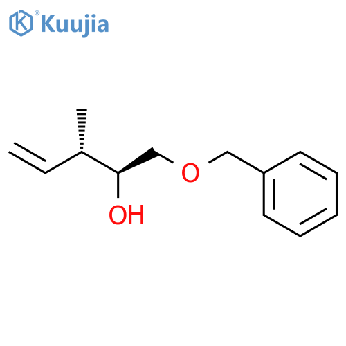 4-Penten-2-ol, 3-methyl-1-(phenylmethoxy)-, (2S,3S)- structure
