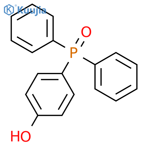 Phenol, 4-(diphenylphosphinyl)- structure