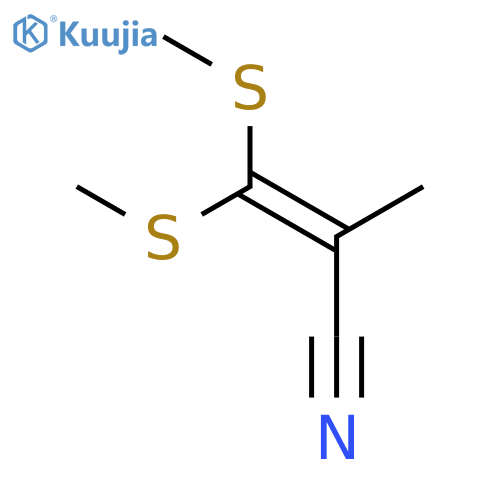 2-Propenenitrile, 2-methyl-3,3-bis(methylthio)- structure