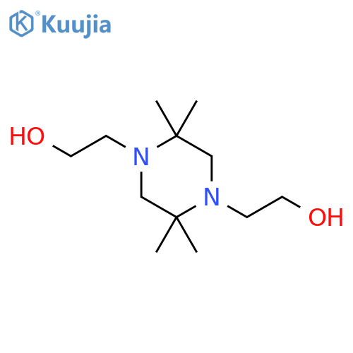 1,4-Piperazinediethanol,2,2,5,5-tetramethyl- structure