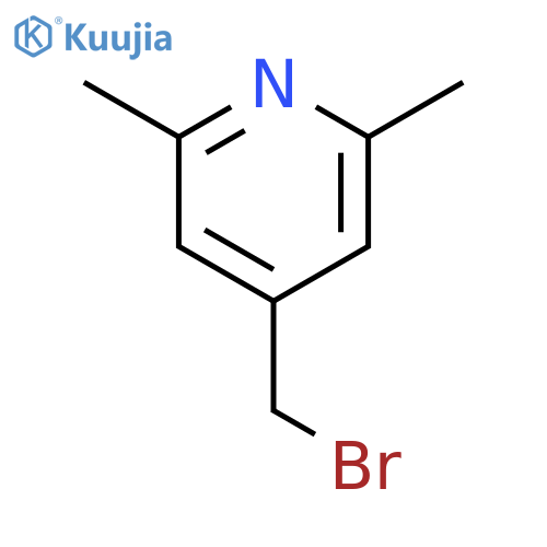 Pyridine, 4-(bromomethyl)-2,6-dimethyl- structure