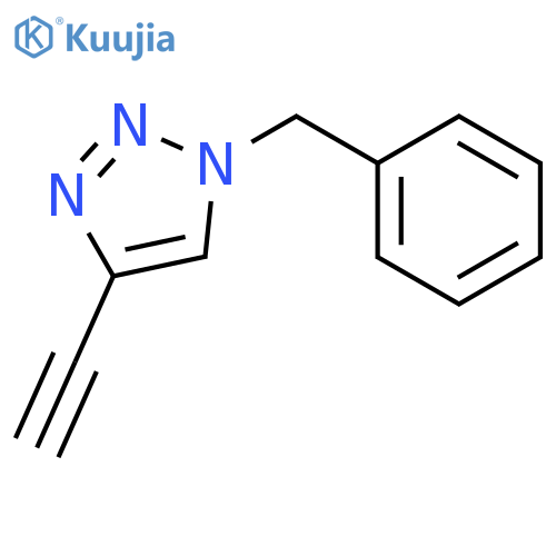 1H-1,2,3-Triazole, 4-ethynyl-1-(phenylmethyl)- structure